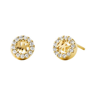 Michael Kors Pendientes de botón de plata con circonitas Mkc1033An710 