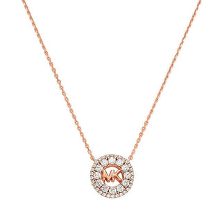Michael Kors Collar de moda chapado en oro con circonitas cúbicas Mkc1826791 