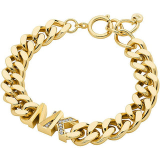 Michael Kors Pulsera chapada en oro macizo Premium Mkj7834710 