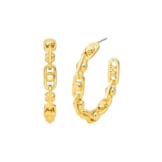 Michael Kors Pendientes de aro modernos Astor Link Mkj8358710 