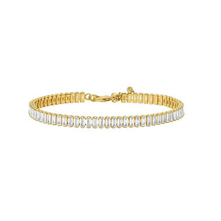 Michael Kors Pulsera Tennis Brilliance Kors Mkj8415Cz710 Chapado en Oro con Circonitas 