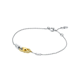 Michael Kors Pulsera bicolor de plata con circonitas Astor Link Mkc1737Cz931 