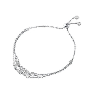 Michael Kors Pulsera de plata con circonitas cúbicas Premium Mkc1770040 