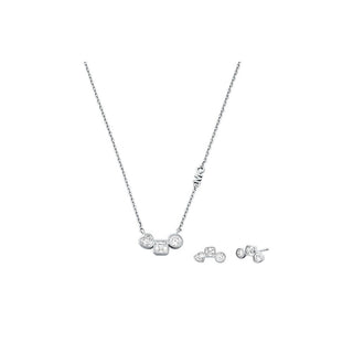 Michael Kors Fascinante Set de Joyas en Plata Mkc1767Set (Collar, Pendientes) 