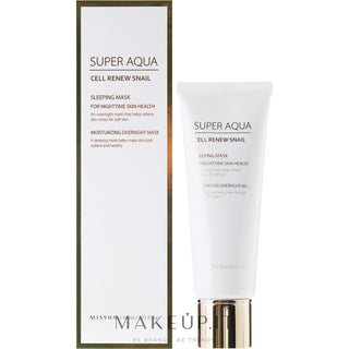 Missha Maschera Notte Super Aqua Cell Renew Snail 110 ml — Maschera notte