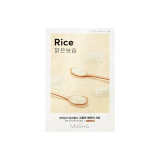Missha Rice Airy Fit Maschera In Tessuto Emolliente 19 g — Maschera Viso