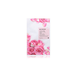 Mizon Joyful Time Rosa 23 g — Maschera Viso in Tessuto