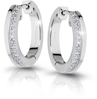 Modesi Pendientes de plata con circonitas cúbicas M23040 