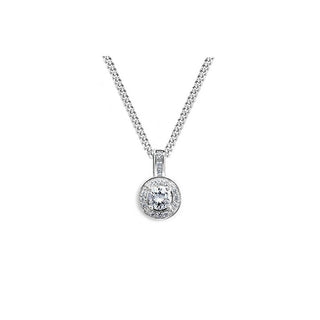 Modesi Fascinante Collar de Plata Waiys-P (Cadena, Colgante) 