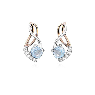 Moiss Orecchini Bicolore Argento Topazio EG000076 — Orecchini