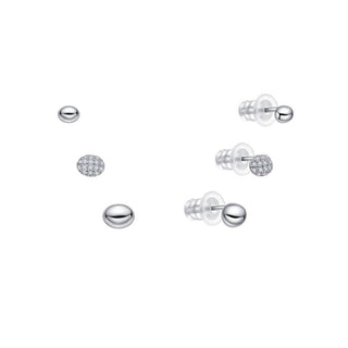 Moiss Set de pequeños pendientes de plata E0004887 (3 pares de pendientes) 