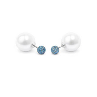 Moiss Orecchini In Argento Con Perle Di Conchiglia E Zirconi E0003549 — Orecchini