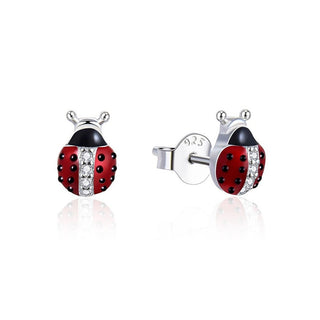 Moiss Orecchini Bottone Argento Coccinelle E0000672 — Orecchini