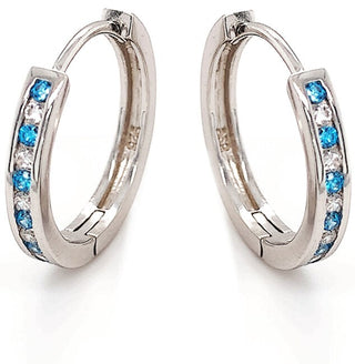 Moiss Orecchini In Argento Rotondi Con Zirconi Colorati E0000741 — Orecchini