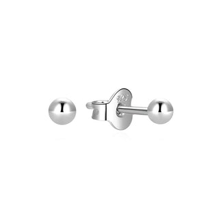 Moiss Orecchini Minimalisti Argento Con Pietre E000142 Diametro 0,6 cm — Orecchini