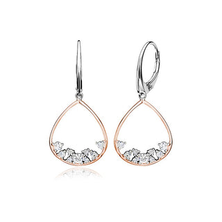 Moiss Orecchini Bicolore Con Cristalli E0001317 — Orecchini