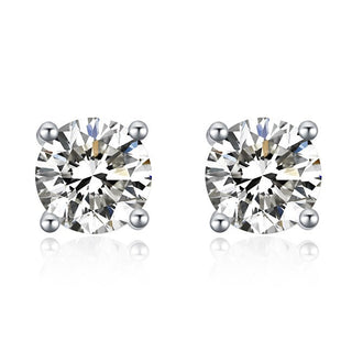 Moiss Orecchini Bottone Con Zirconi E000143 Diametro 0,6 cm — Orecchini