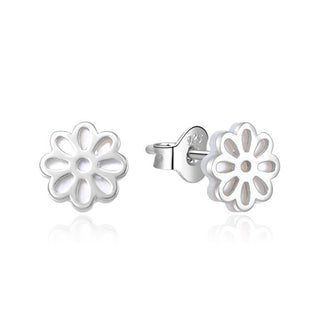 Moiss E0002439 con Fiori in Madreperla — Orecchini in Argento