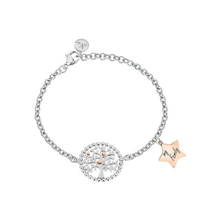 Morellato Bracciale Acciaio Albero Della Vita Verde Talismani Saqe14 — Bracciale