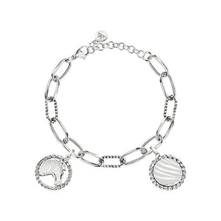 Morellato Bracciale Acciaio Con Ciondolo Zebra Madagascar Satf08 — Bracciale