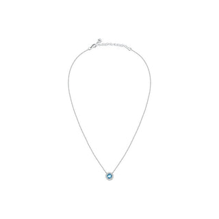 Morellato Collana Tesori Argento Zirconi Blu SAIW94 — Collana