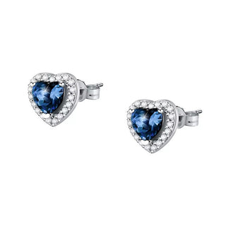 Morellato Orecchini Bottone Argento Cuore Tesori Savb08 — Orecchini