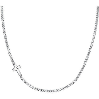Morellato Collana In Acciaio Con Croce Skr62 — Collana
