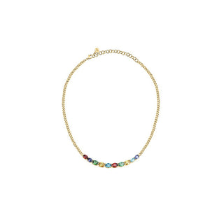 Morellato Collana Placcata Oro Con Zirconi Cubici Colorati Colori Savy01 — Collana