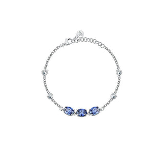 Morellato Bracciale Elegante Zirconi Cubici Blu Colori Savy19 — Bracciale