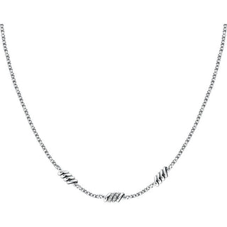 Morellato Collana Acciaio Con Cristalli Torchon Sawz03 — Collana
