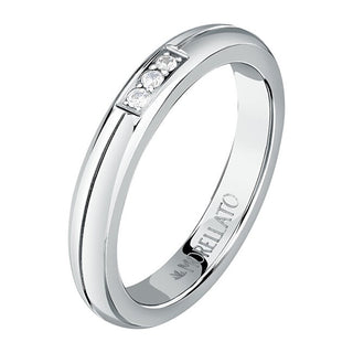 Morellato Anello Acciaio Con Cristalli Love Rings Sna48 Circuito 50 Mm — Anello