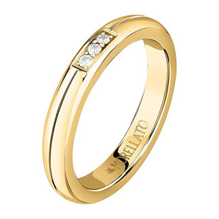 Morellato Anello Placcato Oro Decent Sna47 Cristallo Circuito 58 Mm — Anello