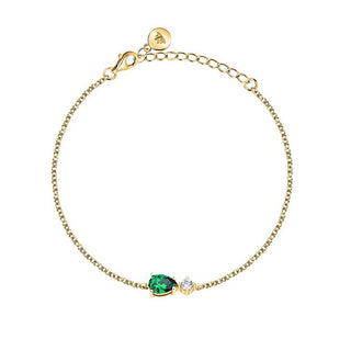 Morellato Bracciale Placcato Oro Con Zirconi Tesori Saiw199 — Bracciale
