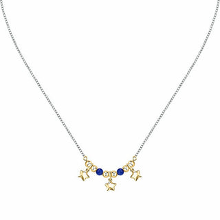 Morellato Collana Talismani Bicolore Agata Blu — Collana