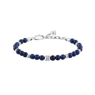 Morellato Herrearmbånd med perler og lapis lazuli-sten S1747 