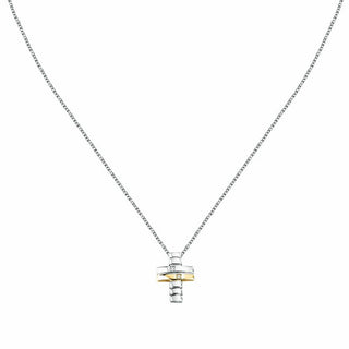 Morellato Collana Argento Riciclato Diamanti Cross Diamonds Saye02 — Collana