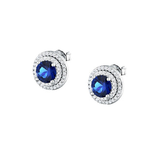 Morellato Orecchini Tesori Blu Argento Zirconi — Orecchini