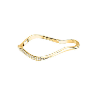 Morellato Bracciale Ondulato Massiccio Con Cristalli Design Sayp19 Diametro 6 Cm — Bracciale
