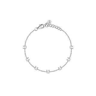Morellato Bracciale In Argento Con Zirconi Cubici Trasparenti Tesori Saiw292 — Bracciale