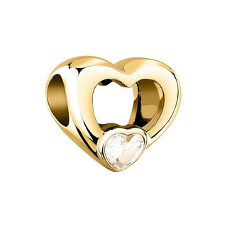 Morellato Perlina Cuore Oro Cristalli — Charm