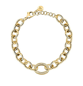 Morellato Bracciale Distintivo Placcato Oro Intrecci Sazc03 — Bracciale