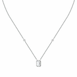 Morellato Collana In Argento Con Zirconi Trasparenti Tesori Saiw316 — Collana