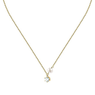Morellato Collana Perla Oro Vera Perla Zircone — Collana