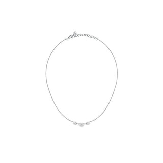 Morellato Collana Argento Pavé Zirconi Cubici Trasparenti — Collana