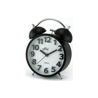 Mpm quality Sveglia Analogica In Metallo Happy Morning Nero C01.4056.90 — Sveglia