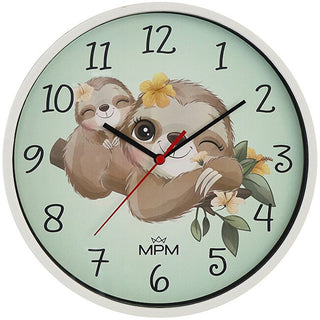 Mpm quality Orologio Da Parete Per Bambini Sloth E01m.4267.00 — Orologio da parete