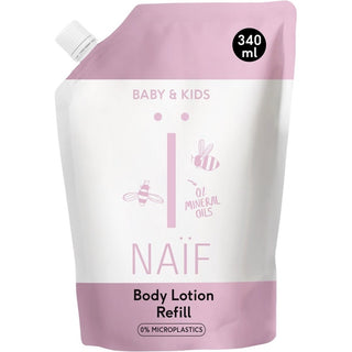 Naïf Lozione Corpo Emolliente Per Bambini E Neonati Ricarica 340 ml — Lozione corpo neonato