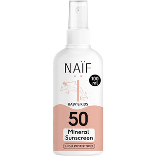 Naïf Protezione Solare Minerale Per Bambini Spf 50 100 ml — Protezione solare