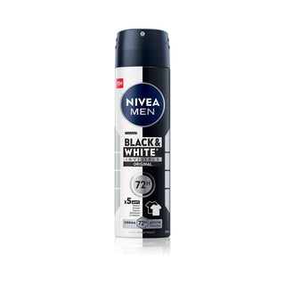 Nivea Antiperspirant Spray til mænd Invisible For Black & White Power 150 Ml 