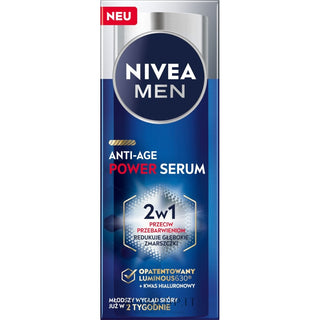 Nivea 2-i-1 styrkende serum til huden til mænd (kraftfuldt anti-age serum) 30 Ml 